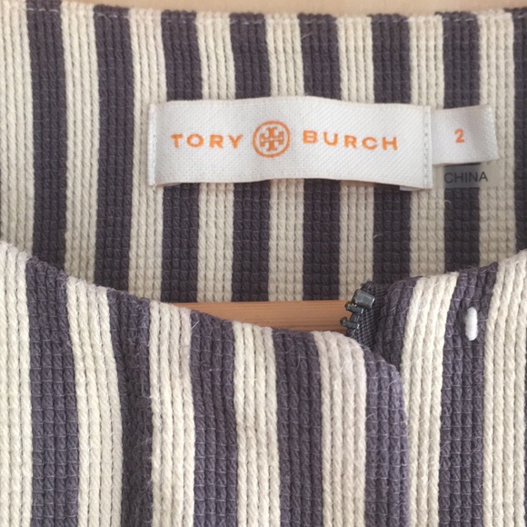 Tory Burch used Rene striped jacket. Size 2 - Picture 3 of 5